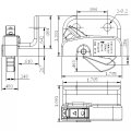 One Pc Of White Window Opening Control Device 1779sm-right-white