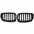 Topteng Front Bumper Grill Gloss Black Kidney Mesh Grille Fits For Bmw X5 E53 2004 2005 2006 X Series