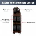 Uxcell Master Driver Side Power Window Switch 84820-12491 Replacement For Toyota Corolla Sienna Matrix
