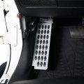 Dead Pedal Kick Panel For Jeep Wrangler 2007 2018 Jk Jku Driver Side Foot Rest Made Of Rust Resistant Alloy Steel No Drill
