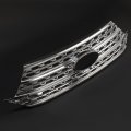 Kuafu Front Grill Overlay Compatible With 2020-2023 Ford Explorer Base And Xlt Upper Bumper Grille Cover Chrome Silvery