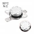 Uxcell Ksd301 Thermostat 50a 122a F 10a Normally Closed N C Adjust Snap Disc Temperature Switch For Microwave Oven Coffee Maker