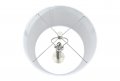 Creative Co-op Faceted Metal Stacked Column Design Table Lamp 28 75 Inch Brushed Nickel