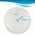 Hqrp 10-inch Glass Turntable Tray Compatible With Maytag De74-00027 De74-00027a Umc1071 Umc1071aab Umc1071aaw Microwave Oven