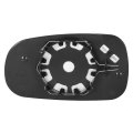 Car Rearview Left Right Side Heated Mirror Glass Double Curved With Backing Plate For Saab 9-5 2003-2009