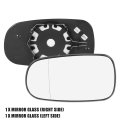 Car Rearview Left Right Side Heated Mirror Glass Double Curved With Backing Plate For Saab 9-5 2003-2009