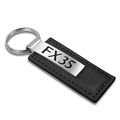 Infiniti Fx35 Black Leather Key Chain