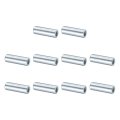 10 Pcs Galvanized Steel Spacer 5 16 Bore X 1 2 Od 1-1 Length Unthreaded Standoff Bushing Plain Finish Round Metal Fits M12 