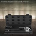 360 Degree Bevel Protractor Carbon Steel Angle Finder Measuring Ruler Universal With Magnifying Glass For Machining