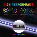 Kemimoto 2pc 4ft Led Whip Lights For Utvs Sxs Atv Boat Offroad Rf Remote Control Waterproof Light Whip Compatible With Polaris