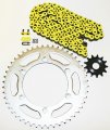 Yellow O Ring Chain And Sprocket Fits Yamaha Wr250f 250 F 2007-2013 14 51 116l