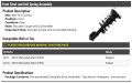 Front Strut And Coil Spring Assembly For 2010-2016 Mercedes-benz E350 Excludes Coupe Convertible Models
