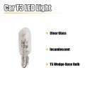 Uxcell 20pcs T5 24v 1 2w Yellow Dashboard Gauge Bulb Instrument Light Interior Low Voltage Bulbs Universal Replace