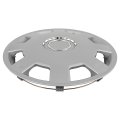 14 In Silver Universal Hubcaps Quick Snap On Wheel Covers With Carbon Steel Ring For Acura Chevrolet Dodge Ford Honda Hyundai 