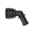 Coolant Hose Connector For Audi Tt 2000 2001 1j0122291d Black Plastic Barb And Quick Disconnect Fitting 45 Degrees Male End 1