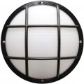 Solus S772wf-le26w-bk Bulkhead Wall Ceiling Mount Light With 3000k Energy Star Led Lamp Durable Frosted Polycarbonate Lens Fade 