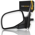 Door Mirror Driver Side For Mercury Mountaineer 2002 2003 2004 2005 Replacement Fo1320210 And 1l2z17683aaa Black Standard Style