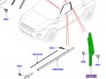 Genuine Land Rover Front Door Finisher B Pillar Range Evoque Rh New Lr050758 3 Doors Only