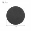 Uxcell 2-inch Hook And Loop Sanding Disc Wet Dry Silicon Carbide 320 Grit 50 Pcs