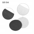Uxcell 2-inch Hook And Loop Sanding Disc Wet Dry Silicon Carbide 320 Grit 50 Pcs