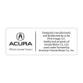 Acura Rdx Silver Carabiner Style Snap Hook Metal Keychain Officially Licensed Modern Zinc Alloy Key Chain 3 75 In X 1 Sh80
