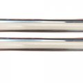 Automotive Authority Llc Vintage Style 5 8 Beige Chrome Side Body Trim Molding Formed Pointed Ends