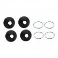 Set Of 4 Replacement Rubber Boots Dust Covers For The Inner Or Outer Tie Rod Ball Joints