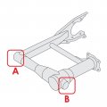 Caltric 2x Swing Arm Dust Seal Compatible With Honda Rancher 400 Trx400fa 4x4 At 2004 2005 2006 2007