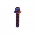 Uxcell 12pcs Colorful M6 Motorcycle Titanium Alloy Fairing Bolts Fastener Clips Screws