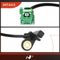 A-premium Abs Wheel Speed Sensor Compatible With Volvo Models Xc90 2003-2014 Rear Driver And Passenger Side 2-pc Set Replace