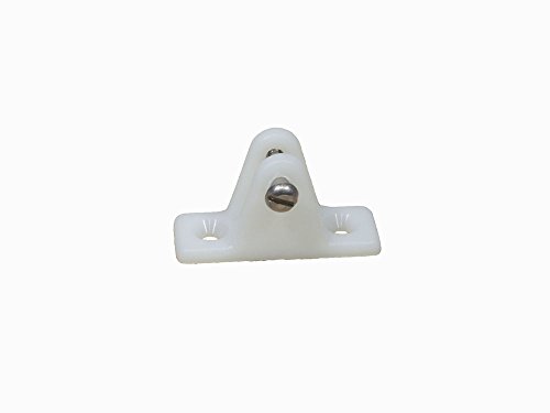 Bimini Top Deck Hinge White Nylon