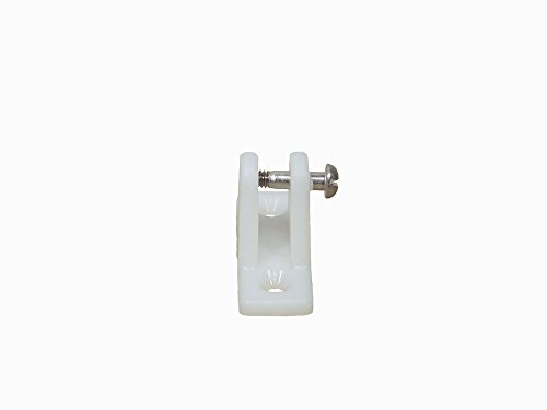Bimini Top Deck Hinge White Nylon