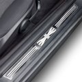 Black Jack Uk Flag Logo Entry Door Sill Trim Cover Compatible For 2007-2014 R56 R57 Mini Cooper S