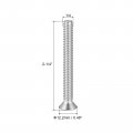 Uxcell 1 4-20x2-1 4 Flat Head Machine Screws Phillips 304 Stainless Steel Bolts 10pcs