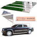 Chrome Door Pillar Covers Trim For 2005 2010 Chrysler 300 300c 6 Piece Stainless Steel Window Molding Body Exterior Parts 