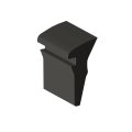 Roll In Glazing Gasket For Railing Systems And Storefront Epdm Rubber 5 16 X 8 1 2 20 Ft Black Gg134-20