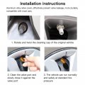 8x Aluminum Tire Valve Stem Caps Compatible With Most Cars Trucks Motorcycles Suvs Bikes Gold