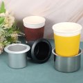 2 Pcs01 Stainless Steel Drop-in Cup 28 X 3 2 Drink Can Holder Poker Table Insert For Sofa Boat Car Marine Silver