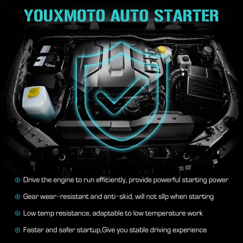 410-48251 Starter Ford 3 0 0l Fusion For Mercury Milan 2006 2007 2008 2009 Replaces 6e5t-11000-ba 6e5t-11000-bb 6e5t-11000-bc