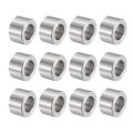 12pcs Stainless Steel Spacer 12mm Bore X 20mm Od Length Screw Bushing Plain Finish Round Metal For M12 Screws Bolts And Rods 