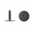 X Autohaux 40pcs 6mm Hole Dia Plastic Bolt Rivets Fastener Door Trim Panel Clips Black Ford For Bmw