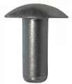 An455-ad4-12 8 Diameter X 3 4 Length Solid Aluminum Brazier Head Rivet Clear Finish Pack Of 1 Lb Approximately 800 Pieces 