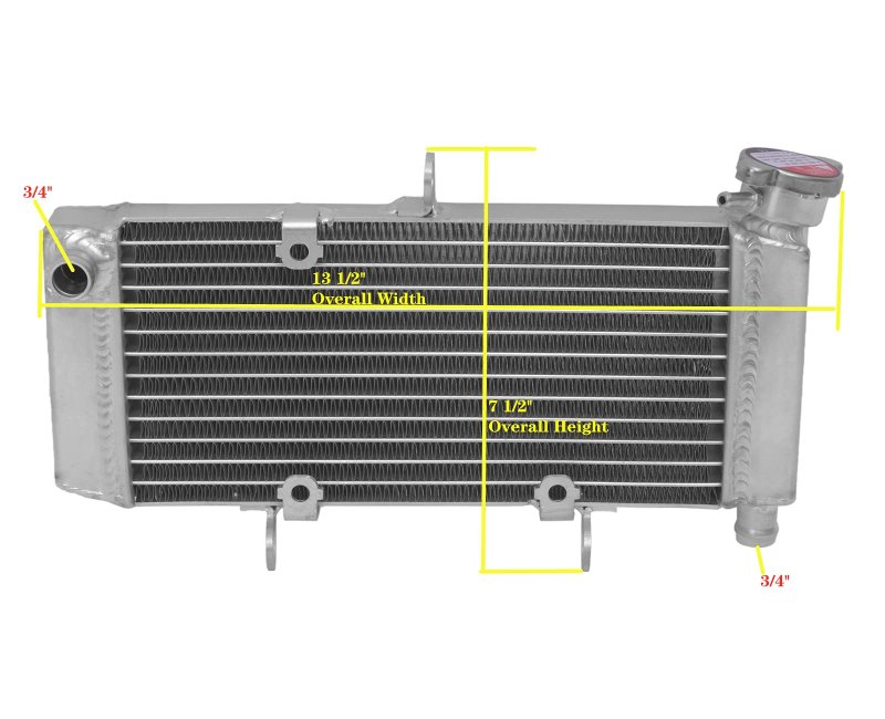 Motorcycle Full Aluminum Radiator For 2011-2013 2012 Honda Cbr250r Cbr 250 R