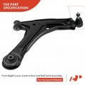A-premium Front Right Lower Control Arm With Ball Joint Bushing Compatible Chevy Classic 04-05 Malibu 97-03 Oldsmobile Alero