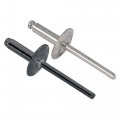 Arrow Rlfa3 16ip Long Large Flange Aluminum Pop Rivets For Metal Fabric Leather And Auto Repair 3 16-inch Silver 30-pack 