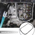 X Autohaux 24117572618 Metal Car Transmission Filter Oil Pan Gasket Black For Bmw X3 328i 128i 328xi Xdrive