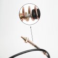 Minho High-carbon Steel Motorcycle Rear Brake Cables 205mm 80 7 Fit For Chinese Gy6 50cc 125cc 150cc Scooter Moped