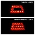Acanii Black Housing Led Tail Lights Brake Lamps Pair Left Right Replacement For 1999-2005 Volkswagen Jetta Mk4 Bora