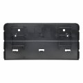 Au1068115 Factory Style Front Bumper License Plate Mounting Bracket Compatible With Audi A4 S4 Standard 2017-2019 Matte Black