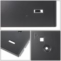 Au1068115 Factory Style Front Bumper License Plate Mounting Bracket Compatible With Audi A4 S4 Standard 2017-2019 Matte Black